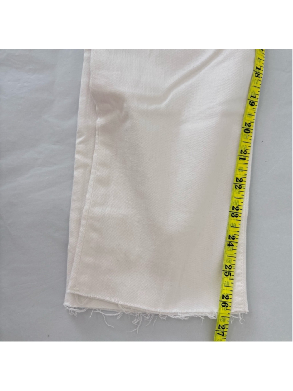 #329 Rag & Bone Dre Low-Rise Ankle Slim Boyfriend Jeans Sz 24 (13.75”W)White NWT - Picture 10 of 14